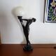 Lampe danseuse nue design 70's 80's- art déco globe boule