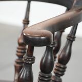 Antique English captain's chair /  desk chair from the early 19th century