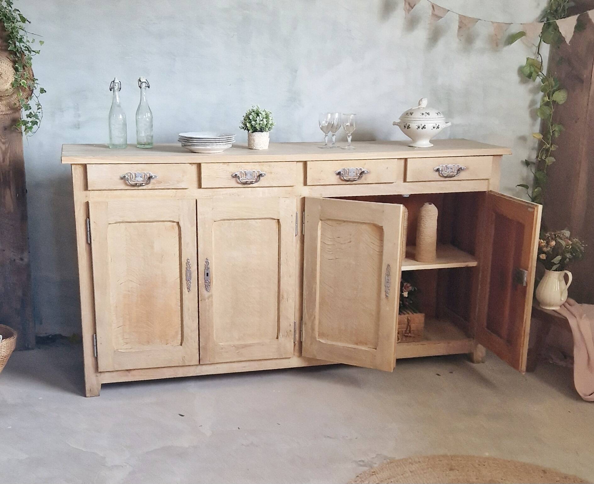 Old oak sideboard
