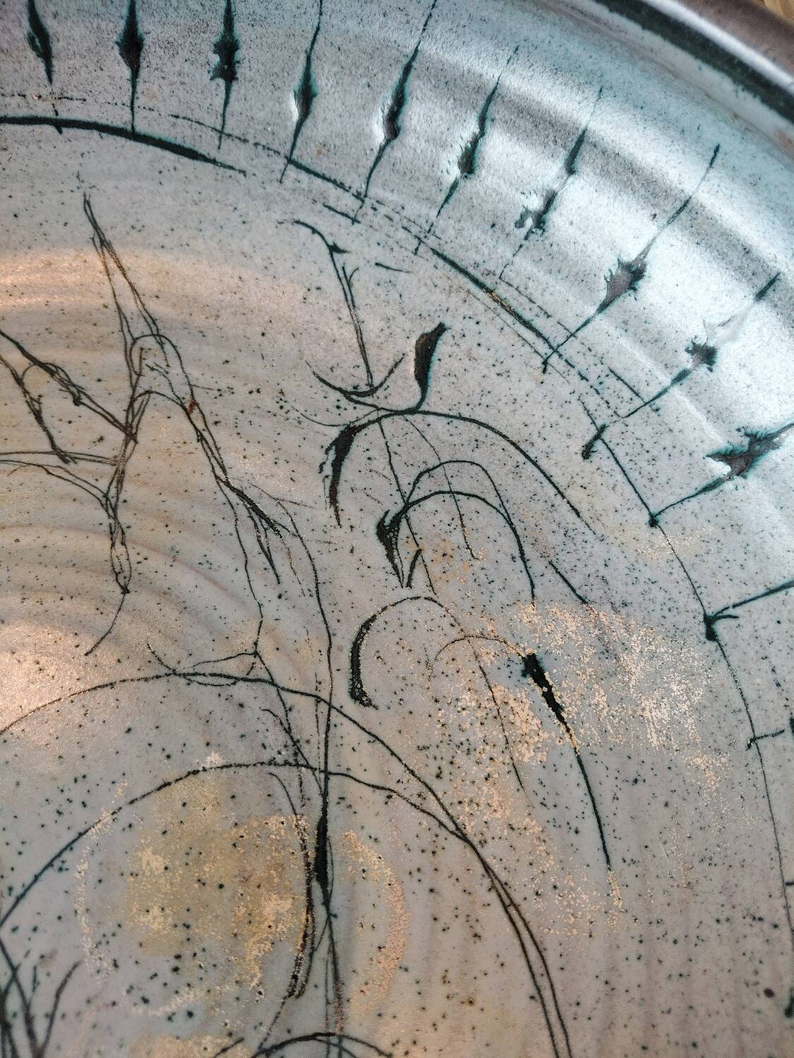 Large ceramic wall plate – Atelier Roy Montgolfier – unique piece