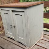 Parisian buffet green patina