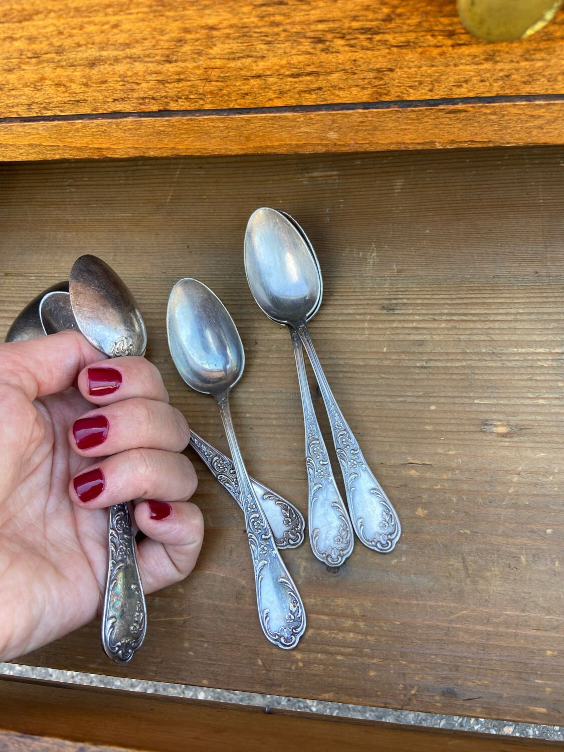 Antique storage cabinet