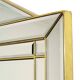 Large Deknudt XL faceted mirror, Hollywood Regency design