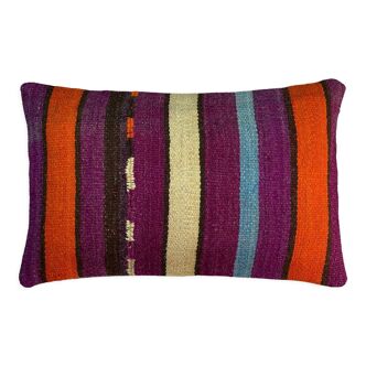 Vintage turkish kilim cushion cover