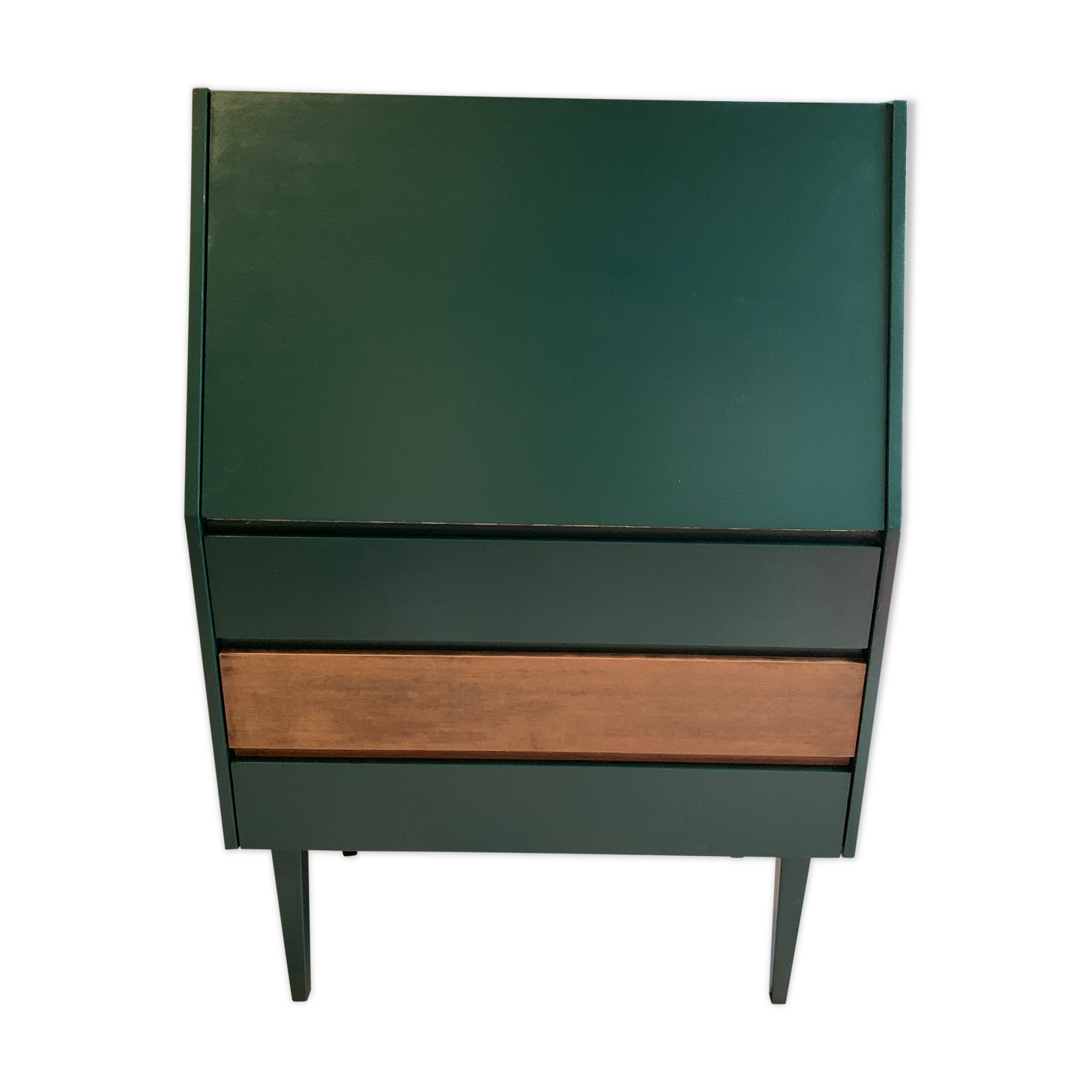 Green writing desk