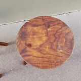 Pair of vintage tripod stools