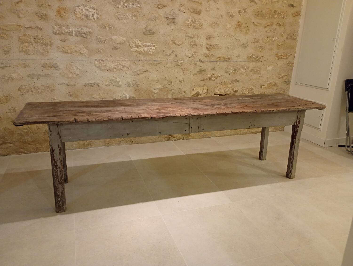 Long antique table