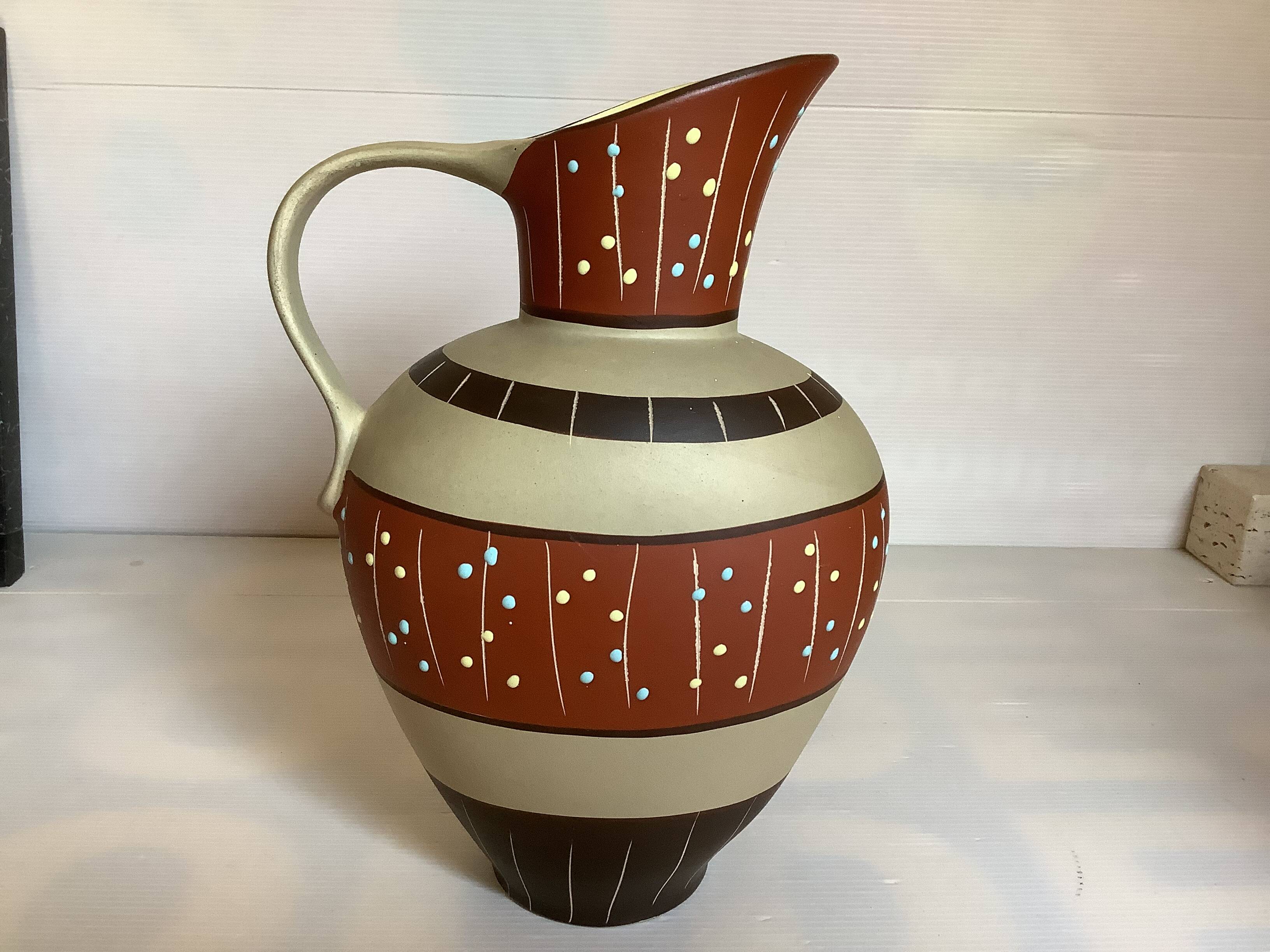 Large pitcher vase Marzi and Remy Höhr Germany