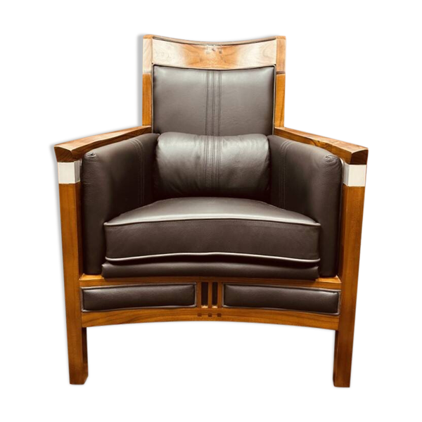 Fauteuil classique Art Déco noir