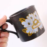 Mug Kiln Cratf, English Pottery, Staffordshire, Made in England, Vintage, Brown