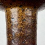 Danish studio pottery candlestick by Tue Poulsen for Tue Keramik, 1960s.