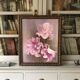 Still life bouquet of flowers oil painting