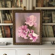 Still life bouquet of flowers oil painting