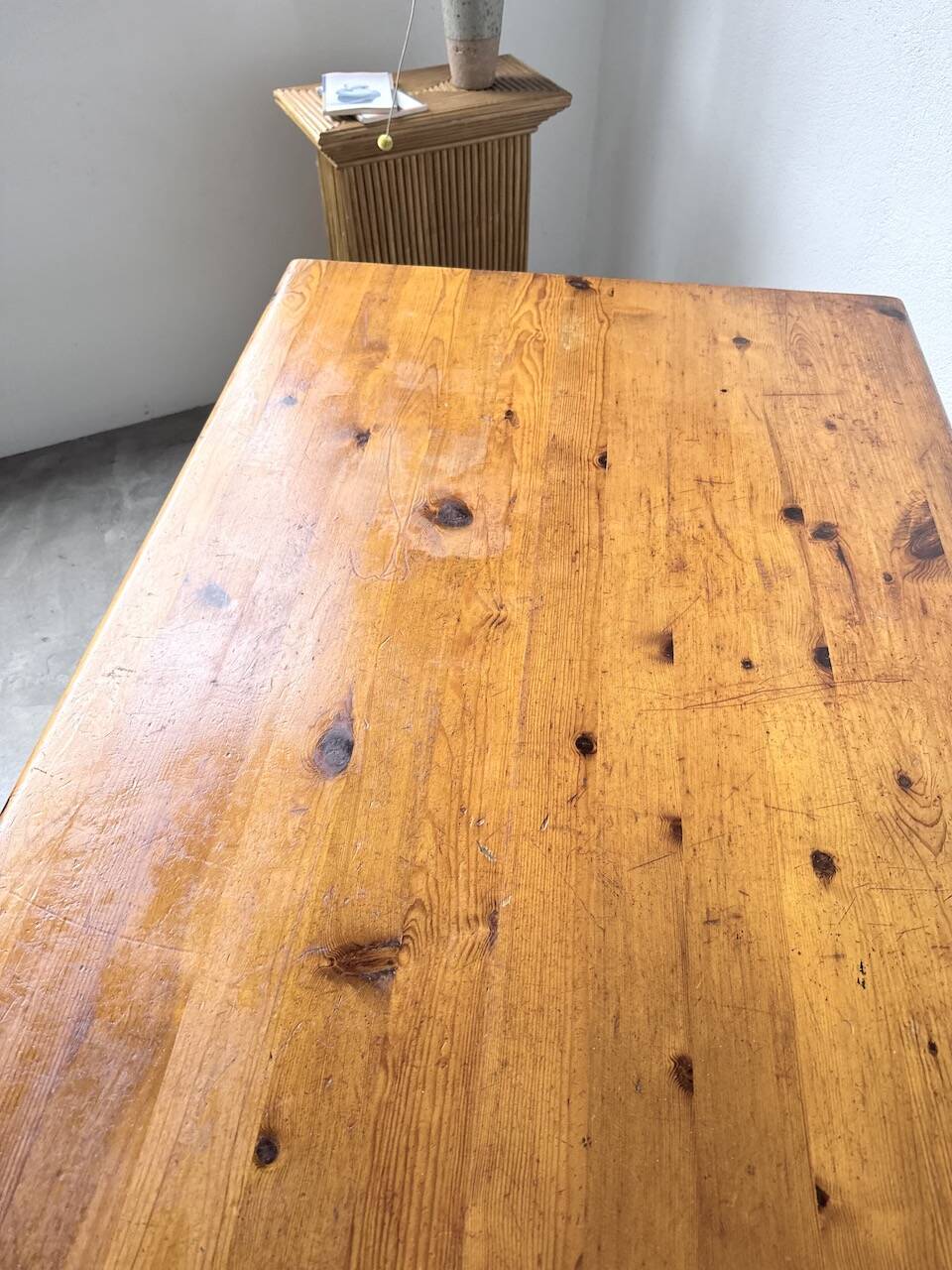 Mountain furniture table made of solid pine