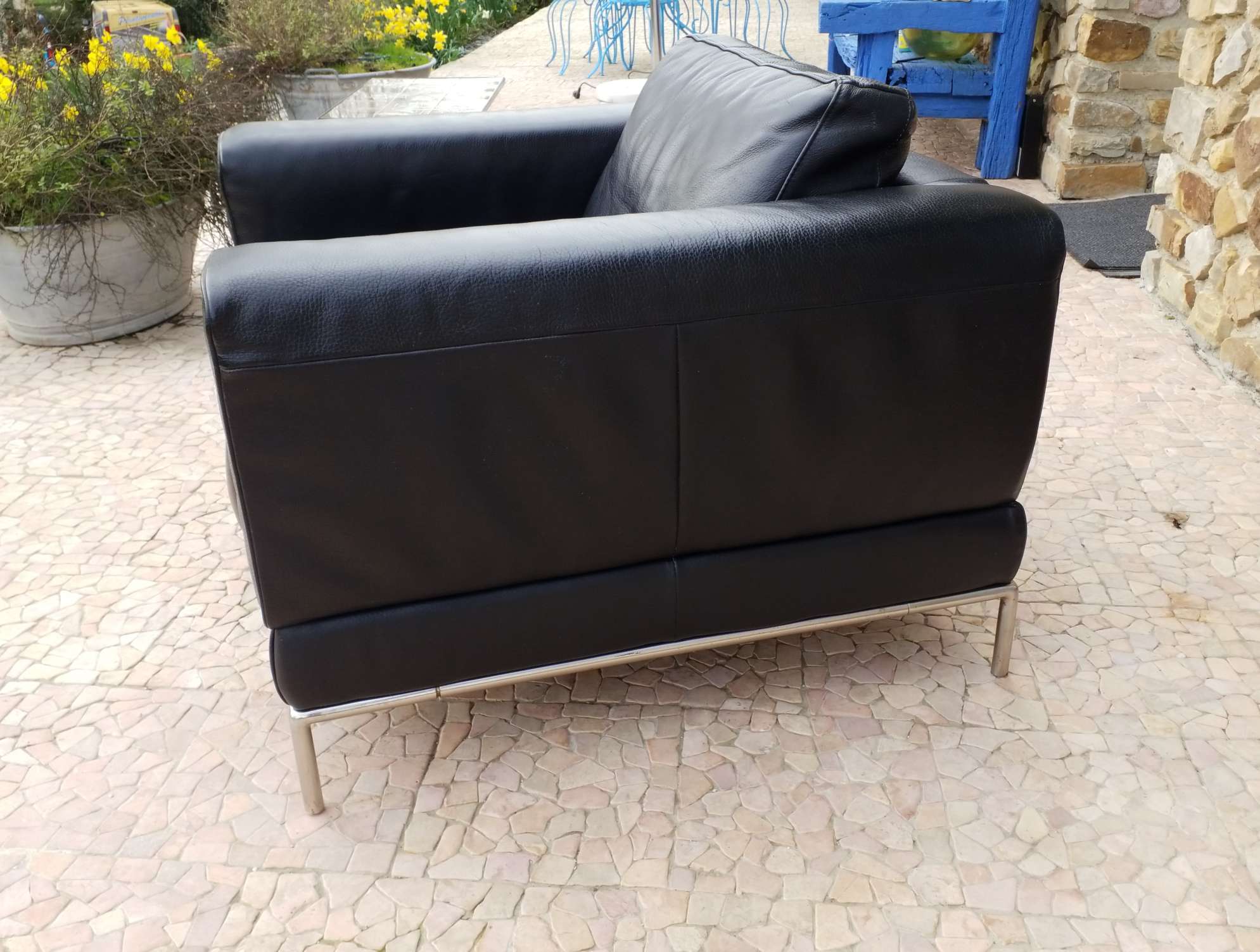 Leather armchair