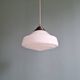 Art Deco Philips suspension in white opaline, Phililite series, 1930.