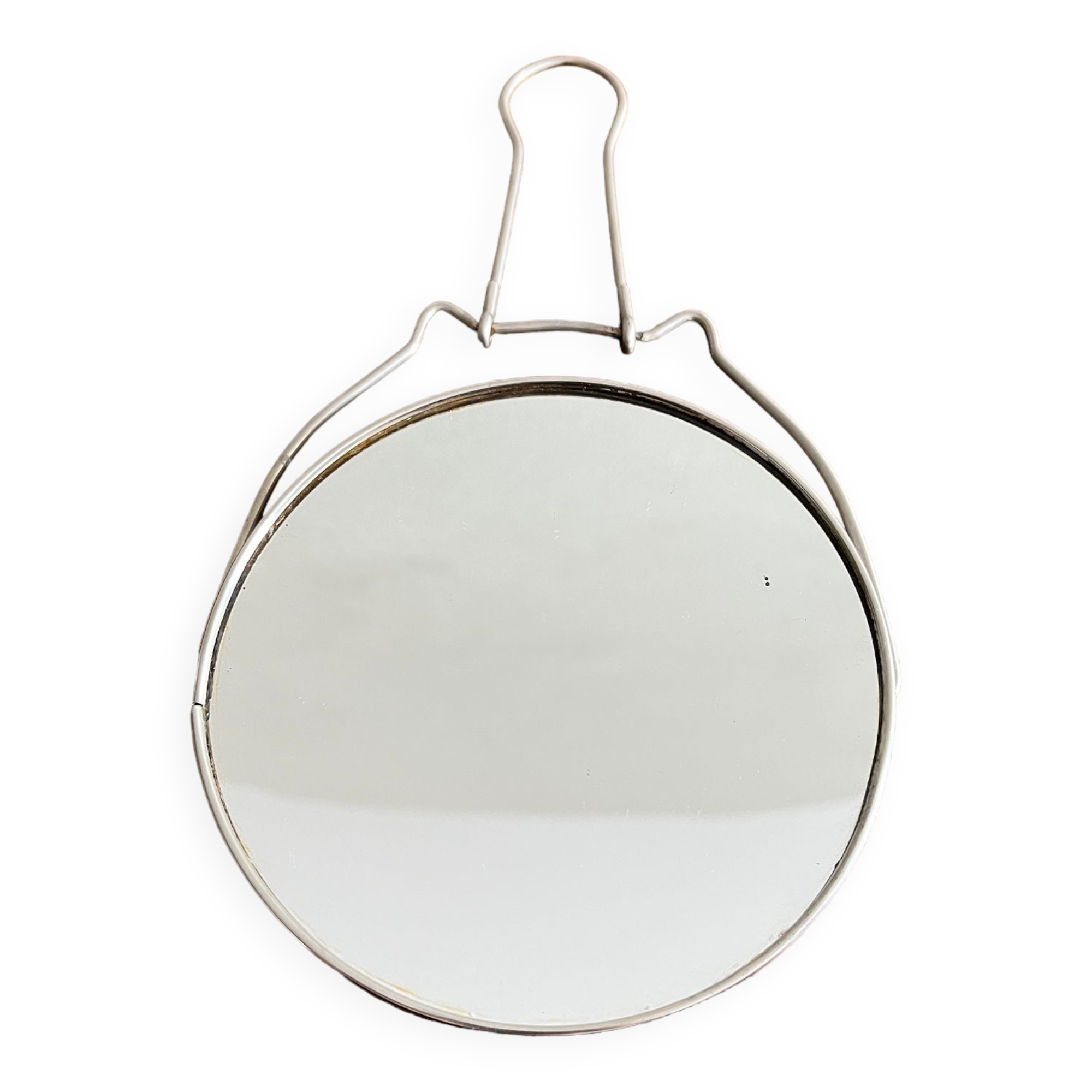 Round barber mirror 14.5 cm