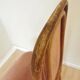 Vintage Thonet Style Bentwood Dining Chair: High Back, Cushioned Seat Pink