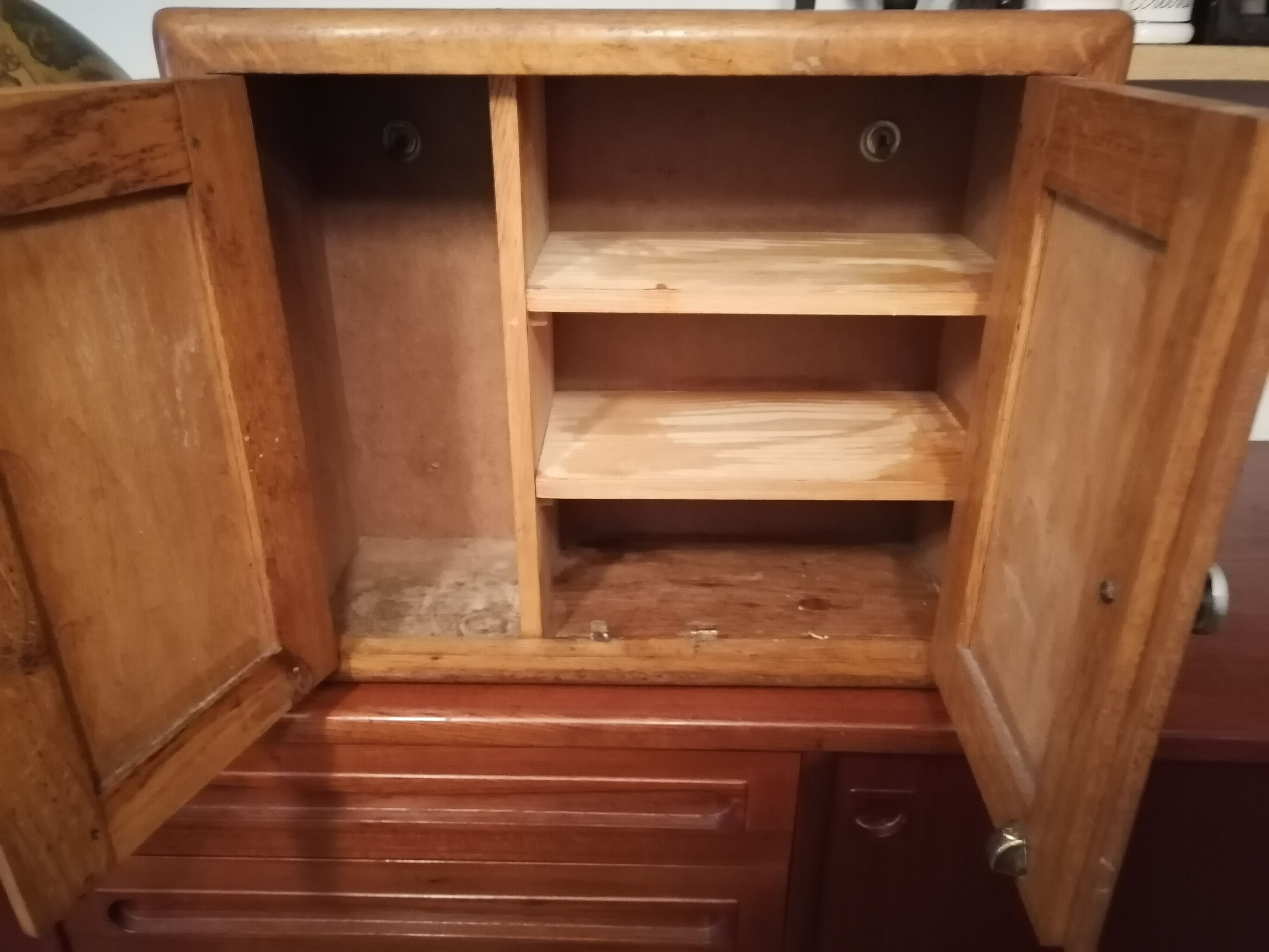 Armoire de toilette bois 1940