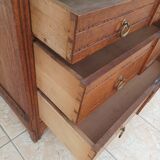 Commode style Louis XVI en chêne