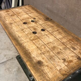 Industrial dining table