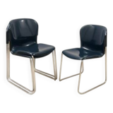 Chaise rétro Drabert SM400K, Allemagne de l'Ouest, années 1980, lot de 2