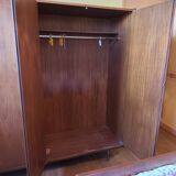 Armoire 4 portes design vintage années 60 | fabricant belge van pelt (signé