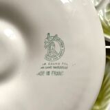 Set of 10 Moulin de Loups oyster plates
