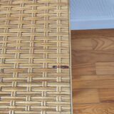 Rattan bedside tables