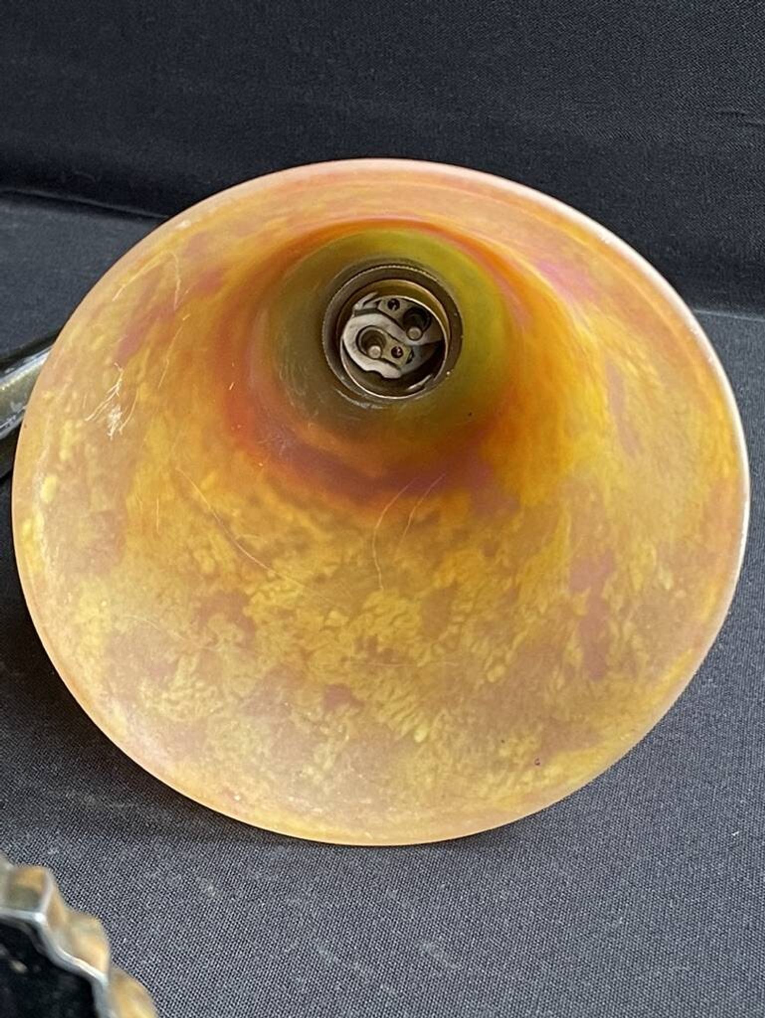 Lampe de bureau – Daum Croix de Lorraine Nancy