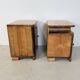 Pair of Art Deco Bedside Tables, Streamline Design, 1950s