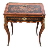 Small Napoleon III Sloping Desk in Marquetry