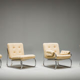 Three-Seater Borkum Sofa and Armchairs by Johan Bertil Häggström for Ikea, 1970s, Set of 2