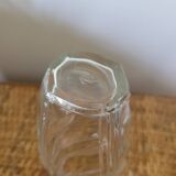 Small molded glass bulb vase