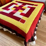 Crochet bedspread
