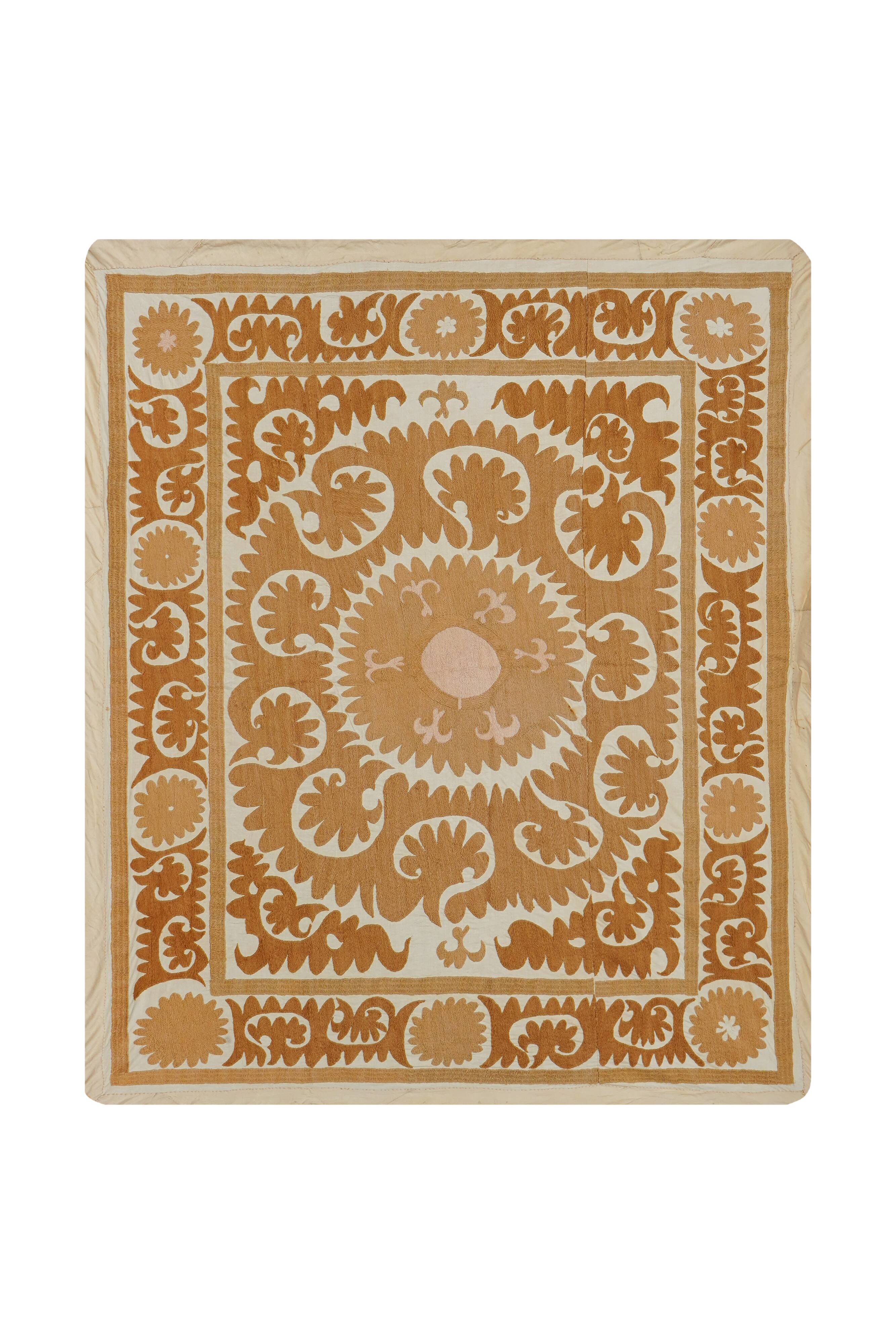 Tapis turc vintage noué à la main