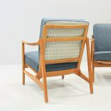Mid-Century Sofa Set with Easy Chairs by Tove & Edvard Kindt-Larsen 60s