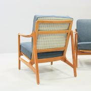 Ensemble de canapés et fauteuils Mid-Century par Tove & Edvard Kindt-Larsen années 60