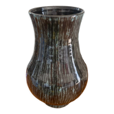 Accolay ceramic vase black gray and blue
