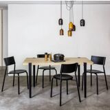 Tiptoe dining table - eco-certified wood
