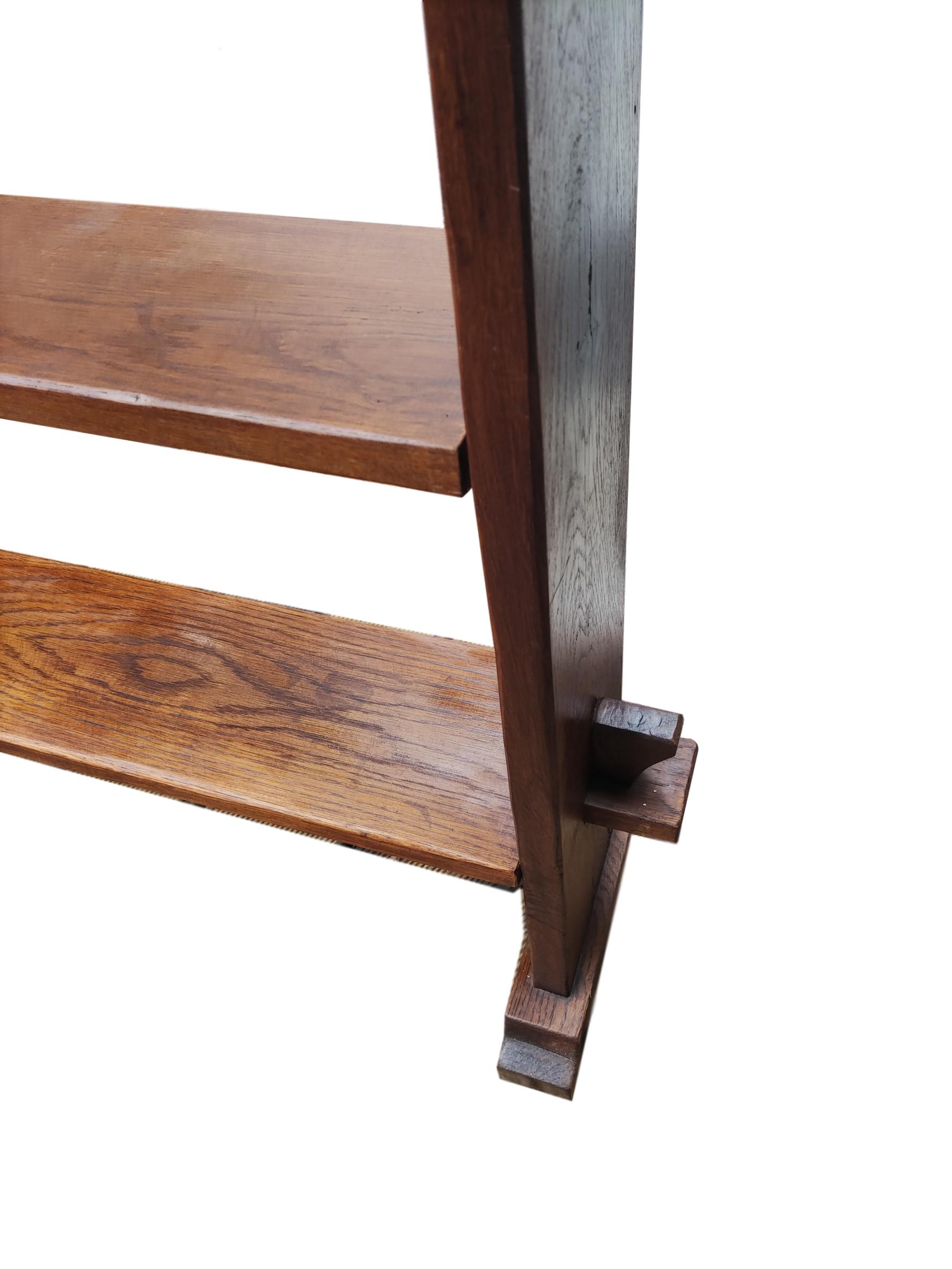 Portable brutalist style shelf, 1930s