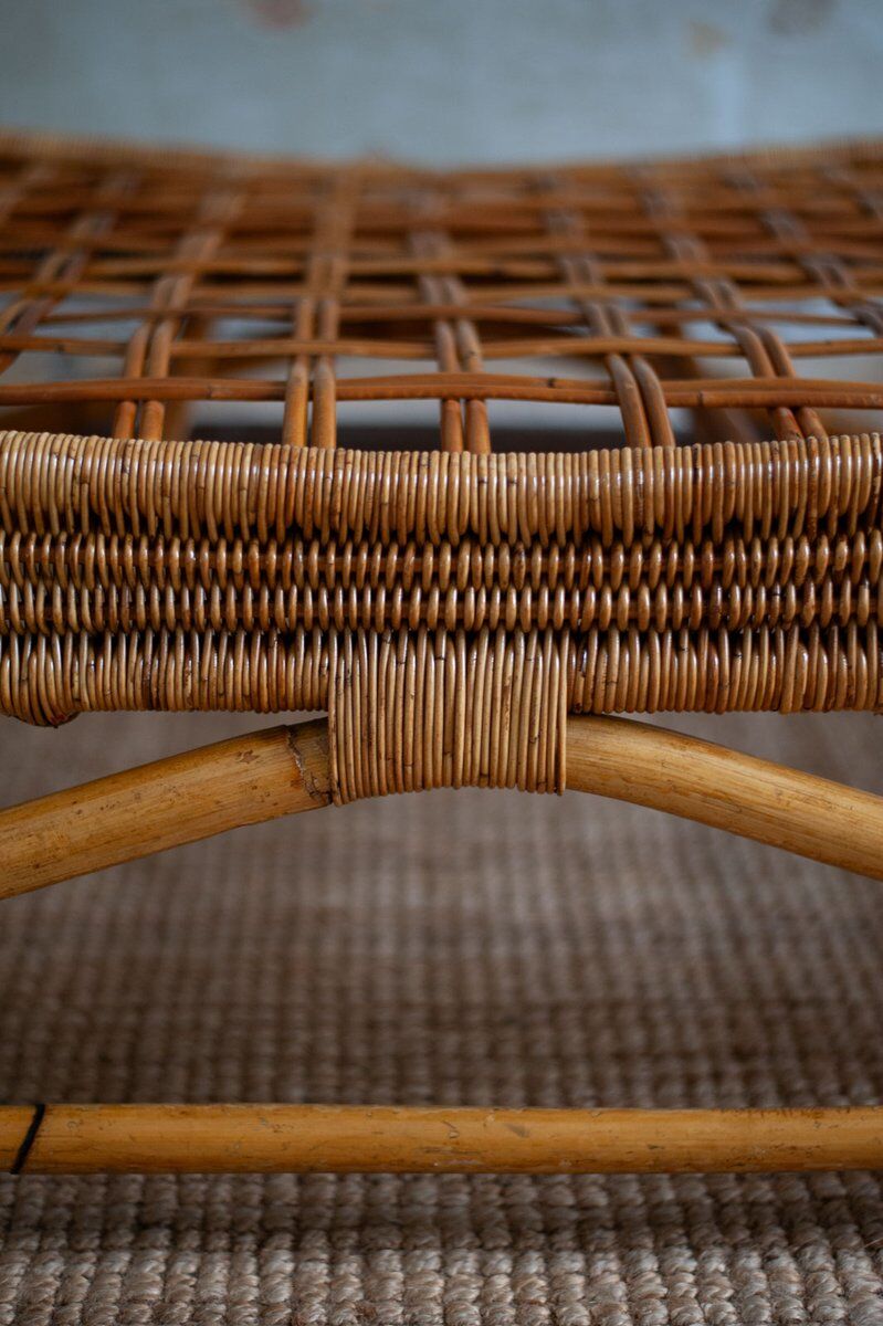 Bamboo daybed, 1960s, set of 2