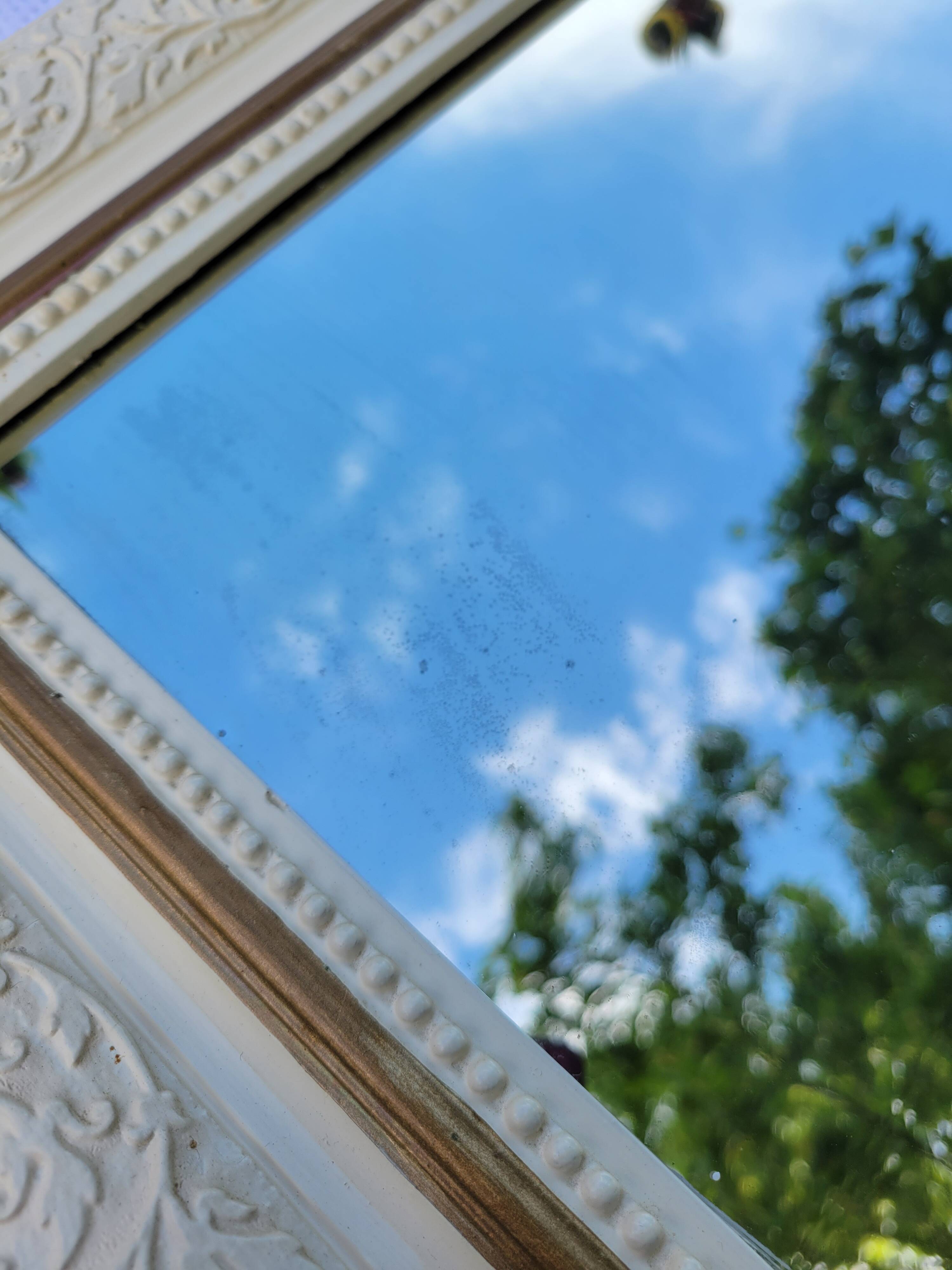 Antique Louis Philippe mercury mirror