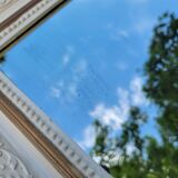 Antique Louis Philippe mercury mirror