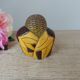 Hand carved Rinconada ceramic owl figurine made in Uruguay