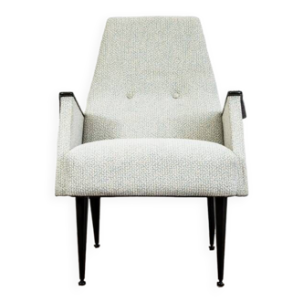 Fauteuil vintage restauré, Hongrie 1960