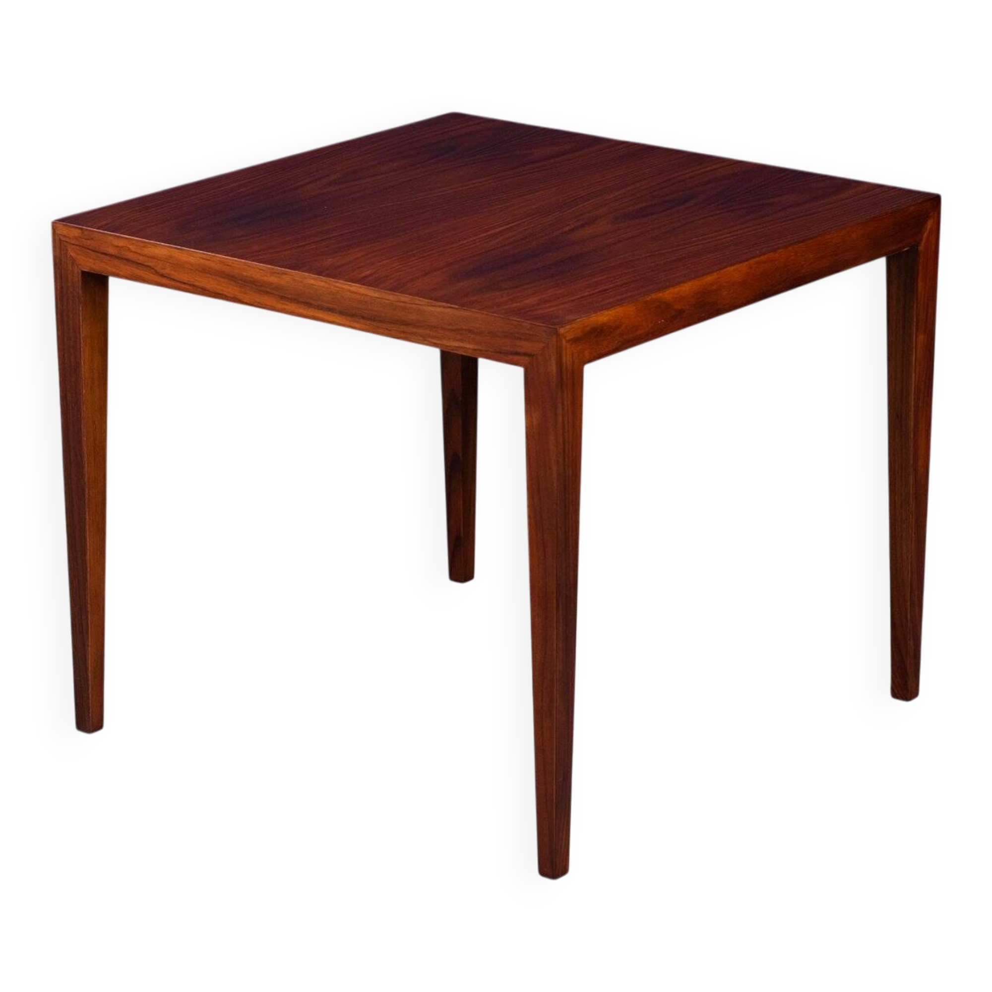 Mid-Century Coffee or Side Table in Rosewood by Severin Hansen for Haslev Møbelsnedkeri, Denmark, 1950s