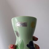 Saint Clement green ceramic vase