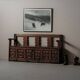 Carved solid wood bench-chest, 18th century