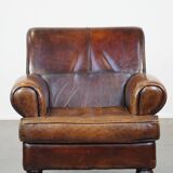 Sheep leather armchair
